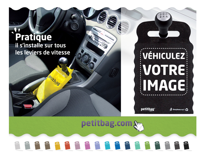 Premier sac de collecte de déchets pour voiture