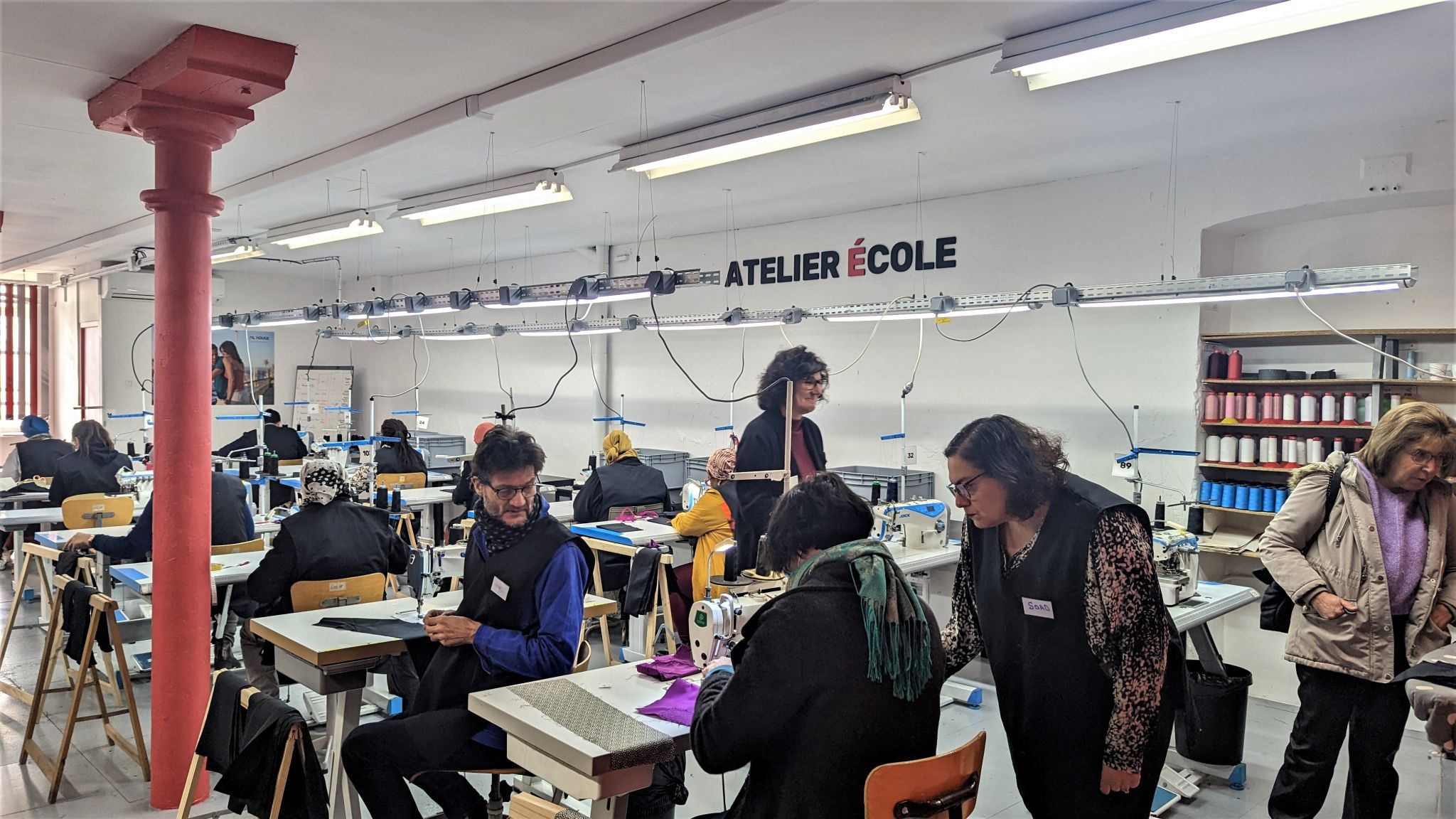 Fil Rouge inaugure un atelier-école à Marseille